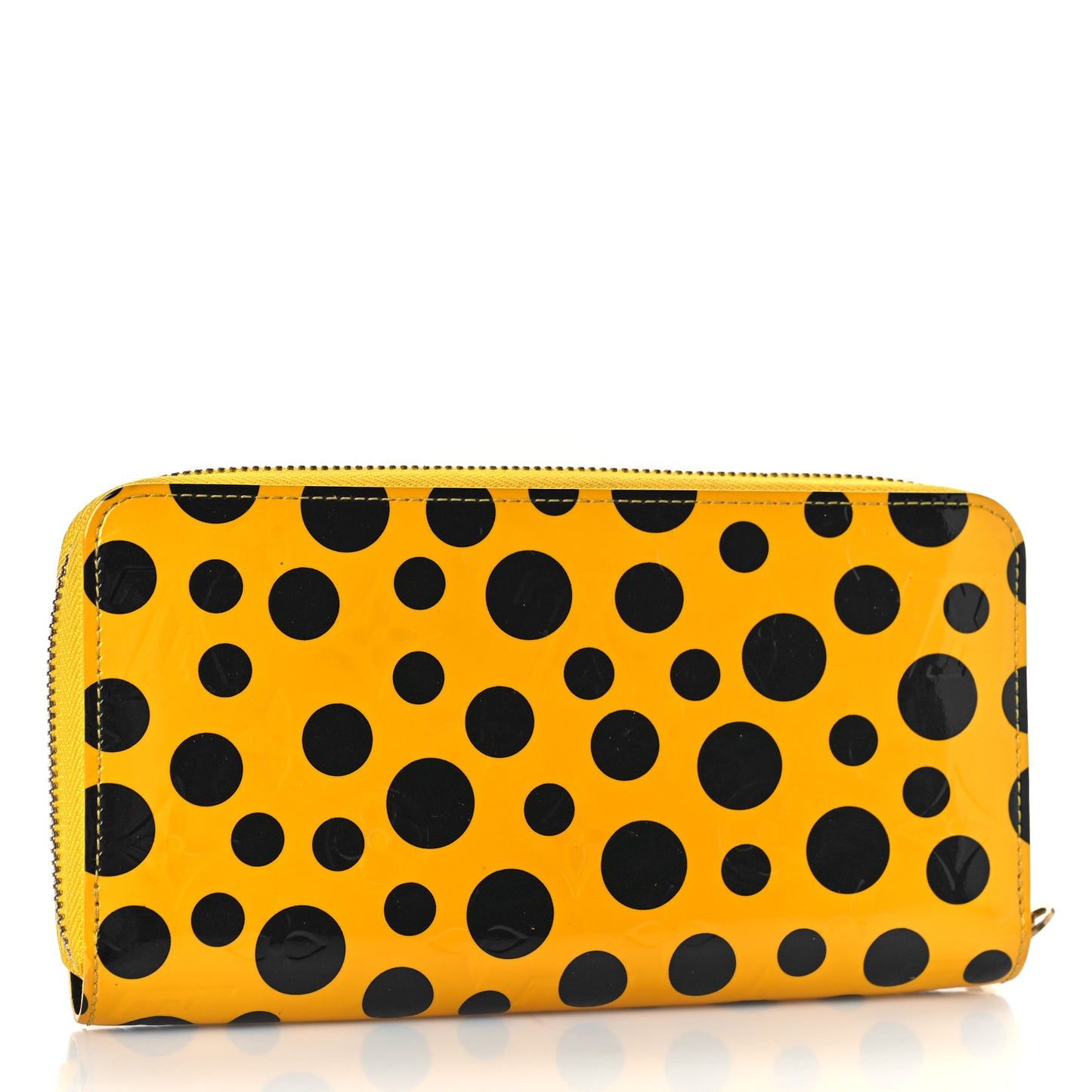Vernis Kusama Infinity Dots Zippy Wallet Yellow