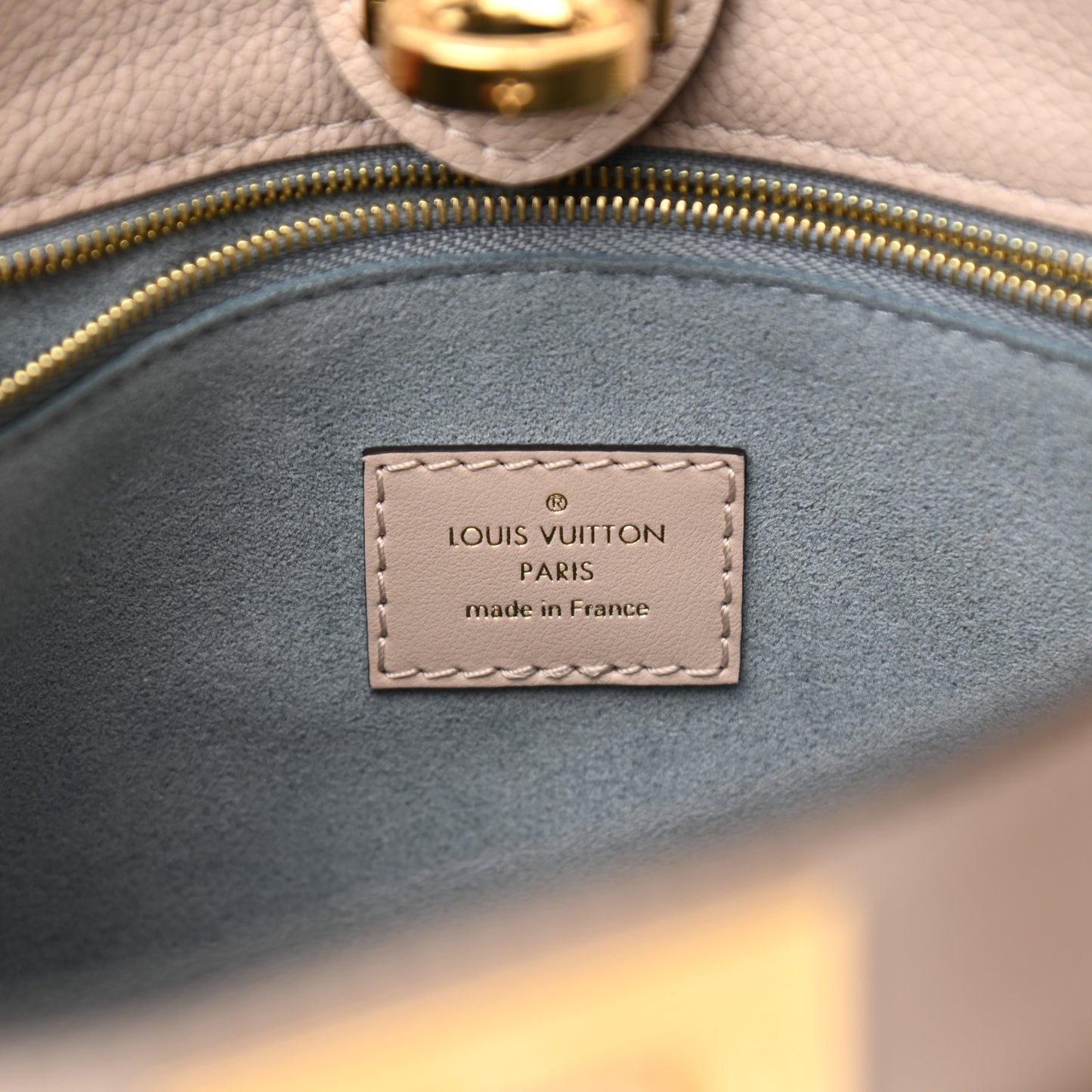 Calfskin Monogram On My Side PM Greige