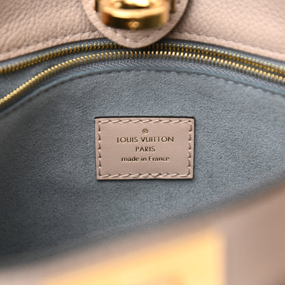 Louis Vuitton Calfskin Monogram On My Side PM Greige 6 of 8