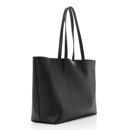 Saint Laurent Calfskin Large Shopping Tote Black 3 of 12