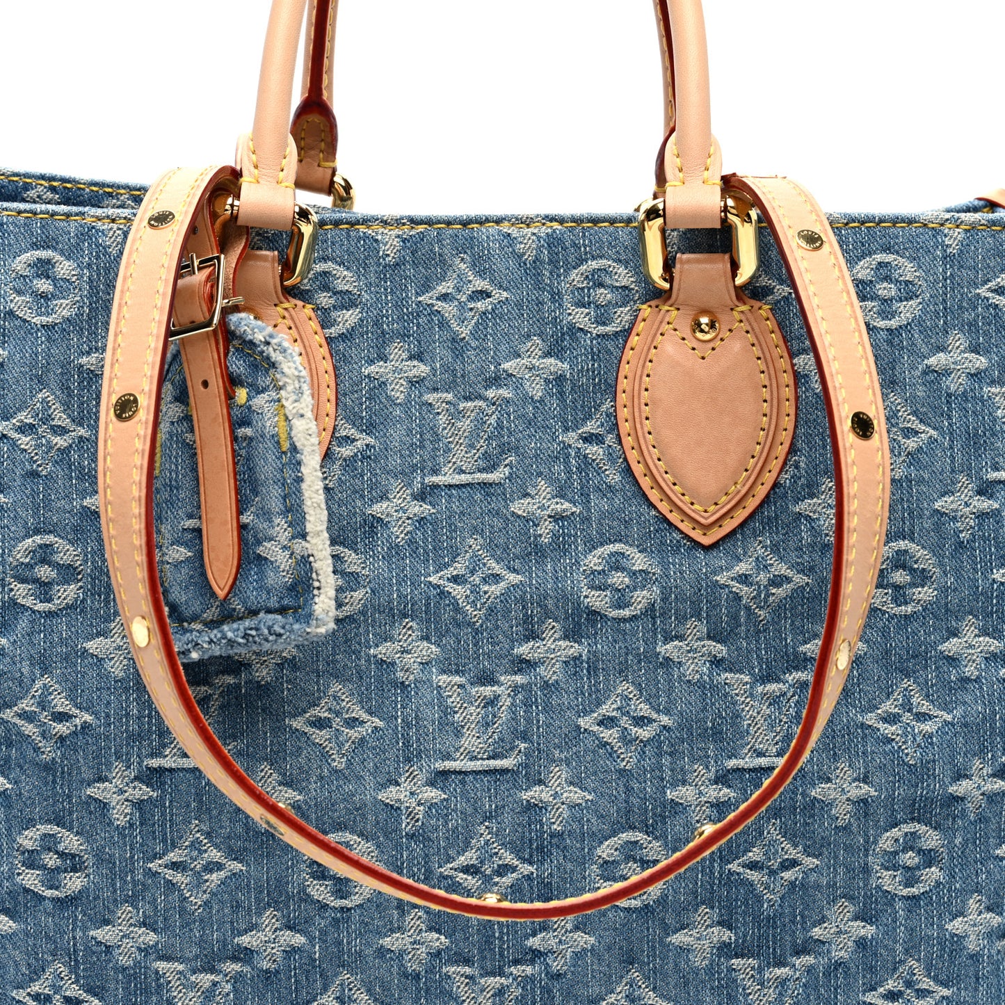 Monogram Denim Onthego MM Blue