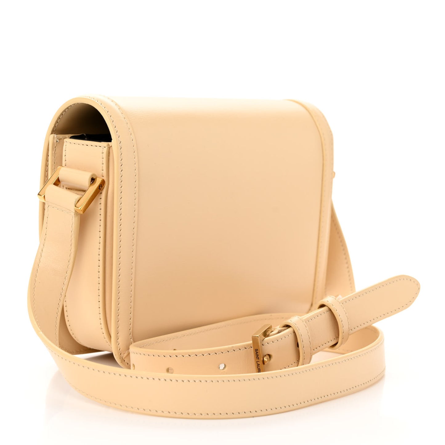 Smooth Calfskin Small Solferino Satchel Ivory Natural