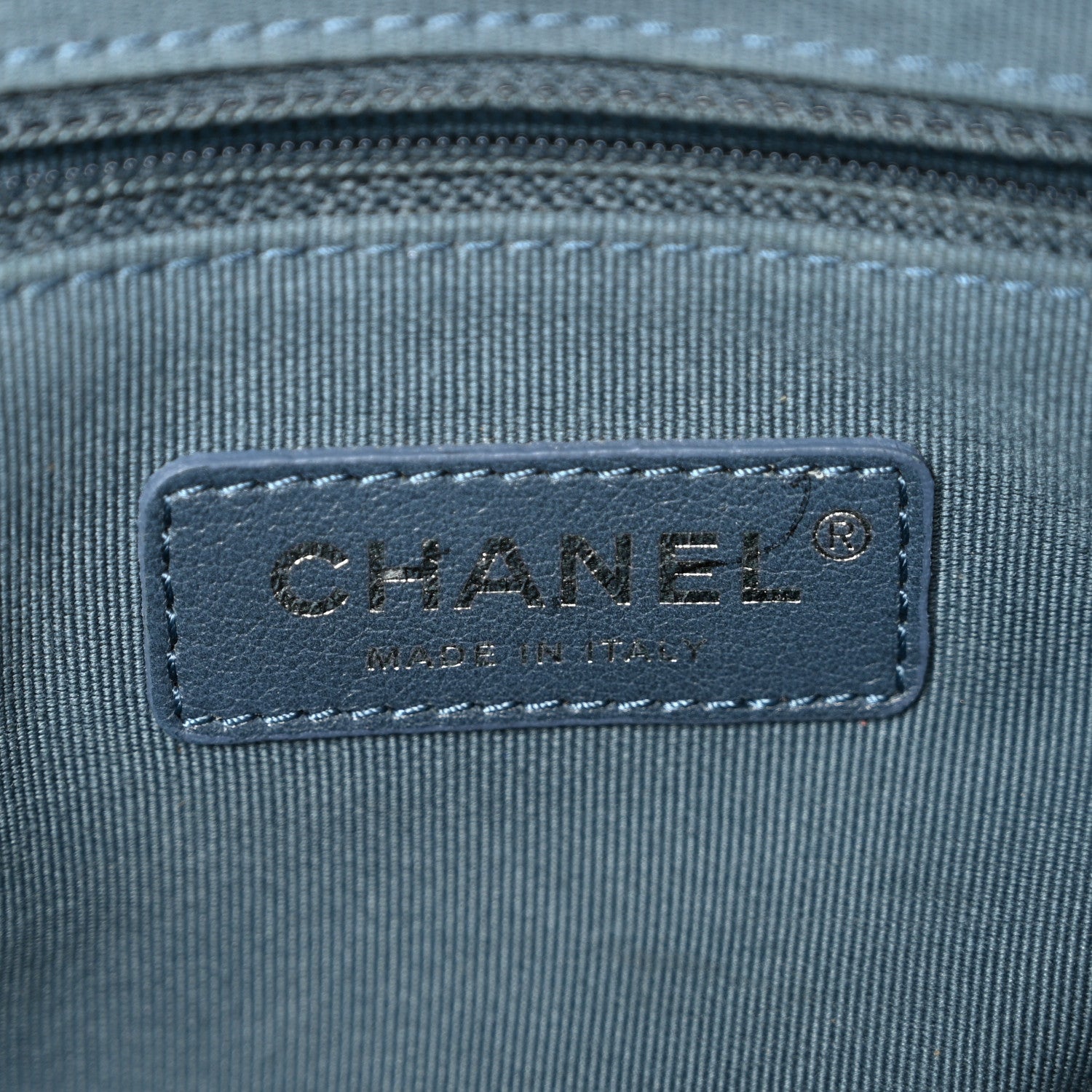 Chanel Denim Small Deauville Tote Light Blue 6 of 10