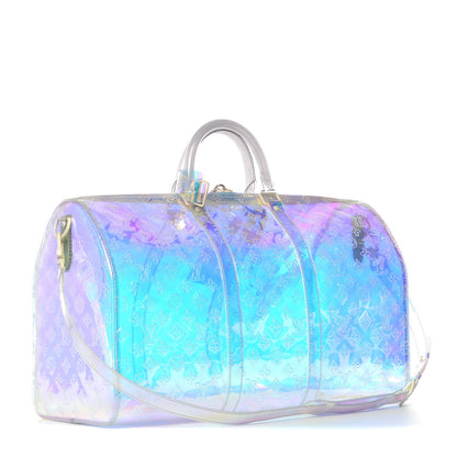 Louis Vuitton PVC Monogram Keepall Bandouliere 50 Iridescent Prism 4 of 10