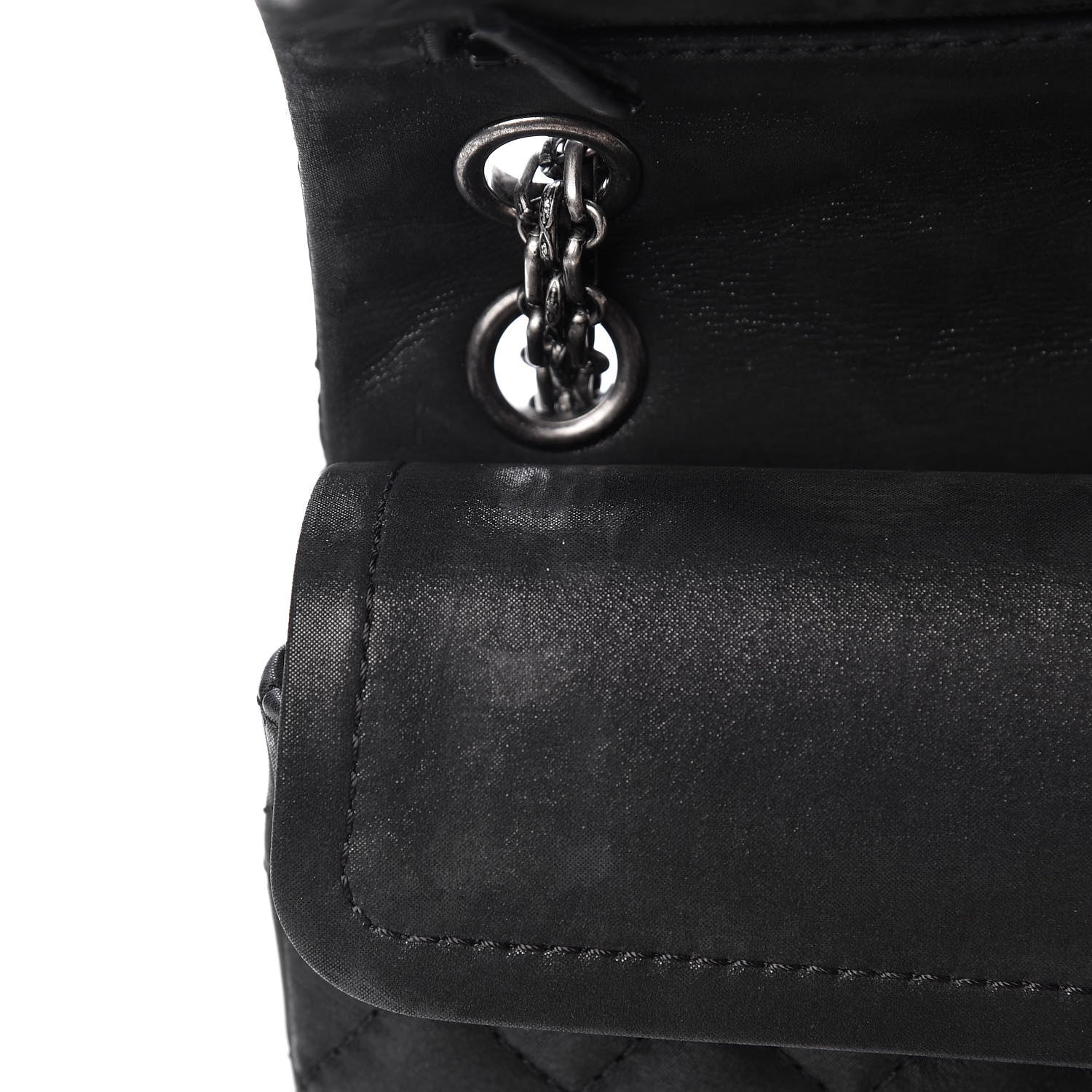 Chanel Iridescent Calfskin Quilted 2.55 Reissue 224 Flap Black 8 of 18