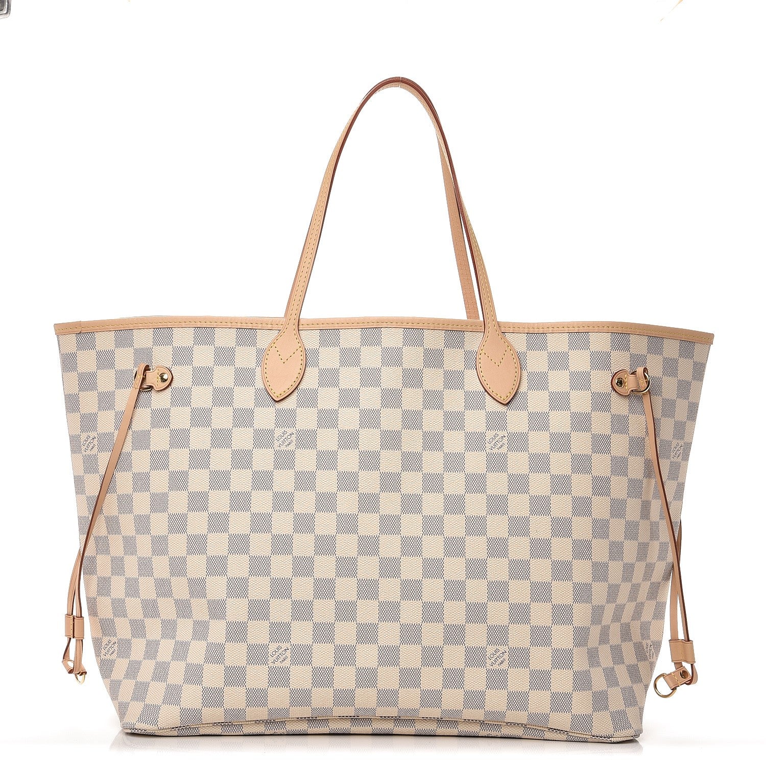 Louis Vuitton Damier Azur Neo Neverfull GM Rose Ballerine 1 of 8