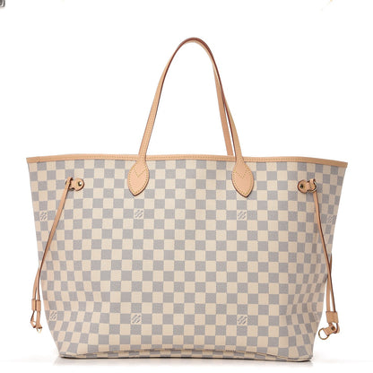 Louis Vuitton Damier Azur Neo Neverfull GM Rose Ballerine 1 of 8