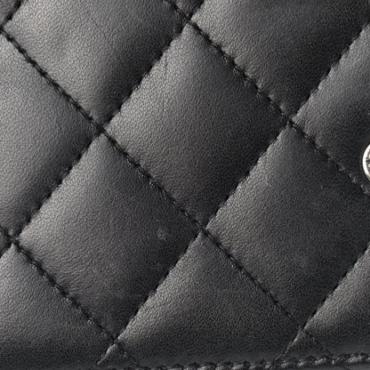 Chanel Lambskin Quilted Wallet On Chain WOC Black 16 of 19