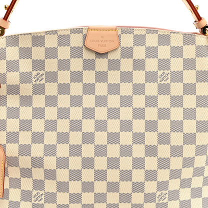 Louis Vuitton Damier Azur Graceful PM Rose Ballerine 7 of 9