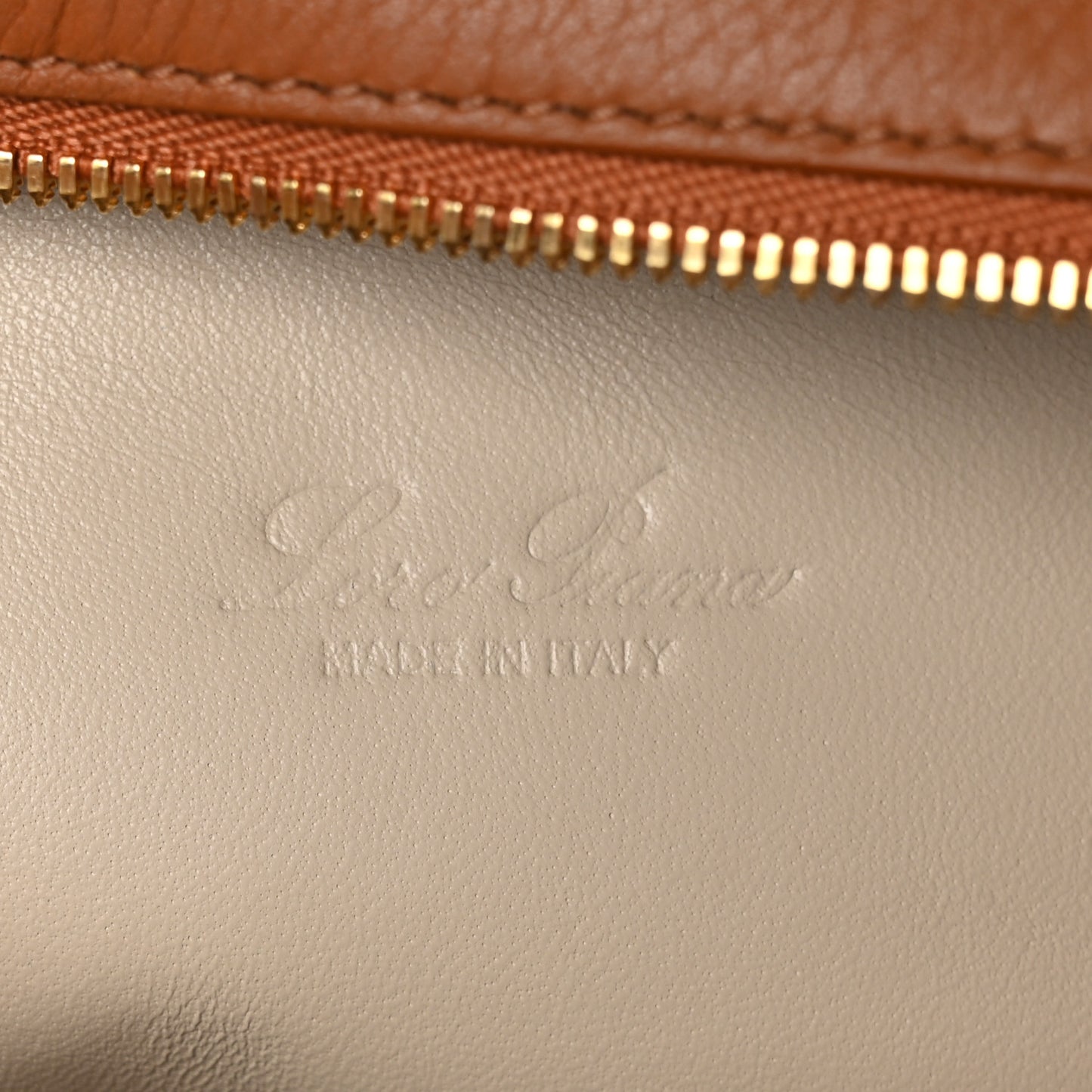 Grained Calfskin L19 Extra Pocket Pouch Warm Tan