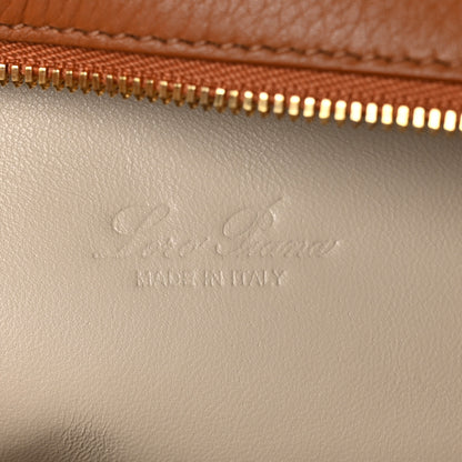 Loro Piana Grained Calfskin L19 Extra Pocket Pouch Warm Tan 6 of 8