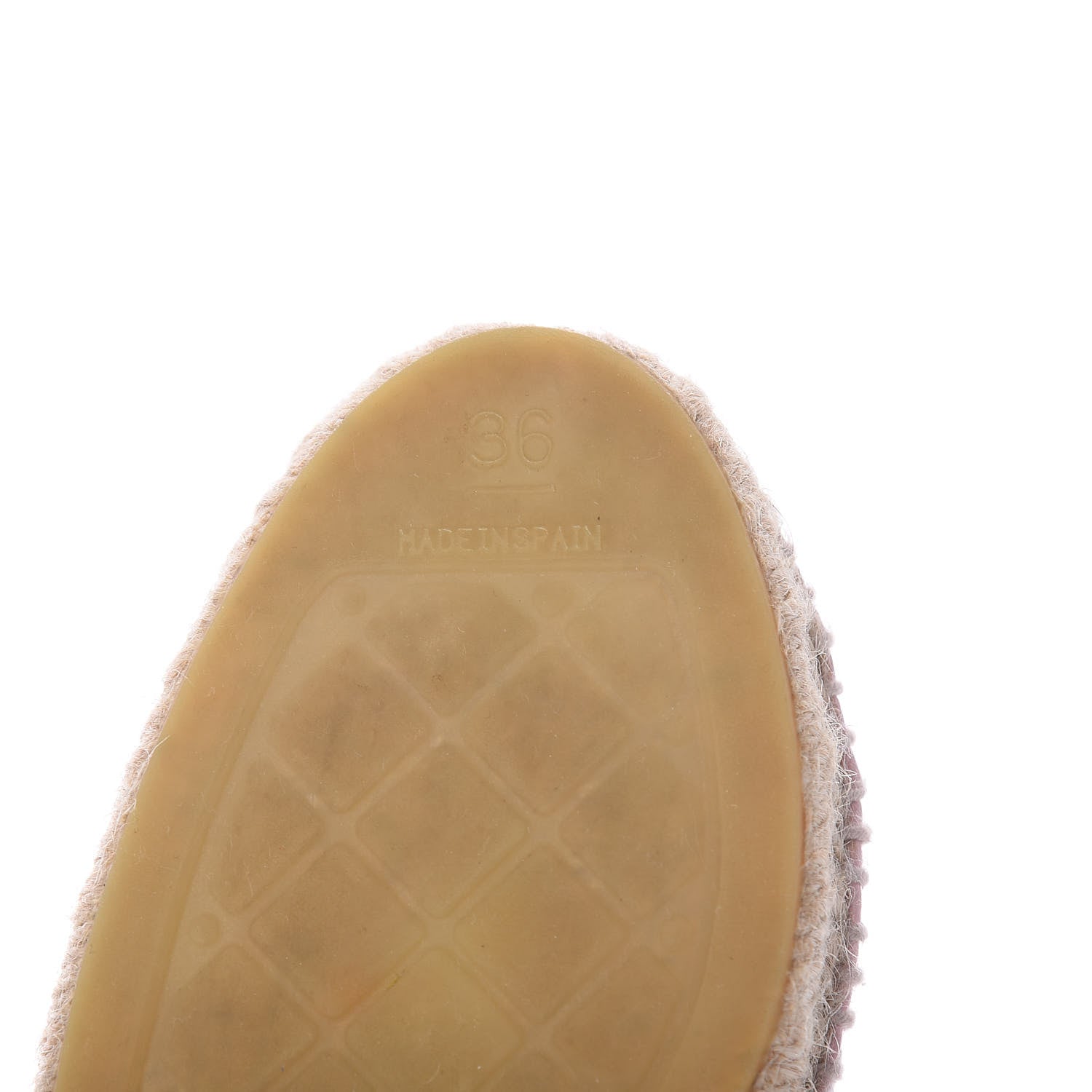 Chanel Lambskin CC Espadrilles 36 Light Pink 9 of 10