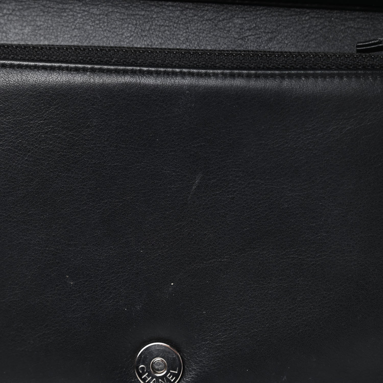 Chanel Patent Strass Wallet On Chain WOC Black 14 of 16