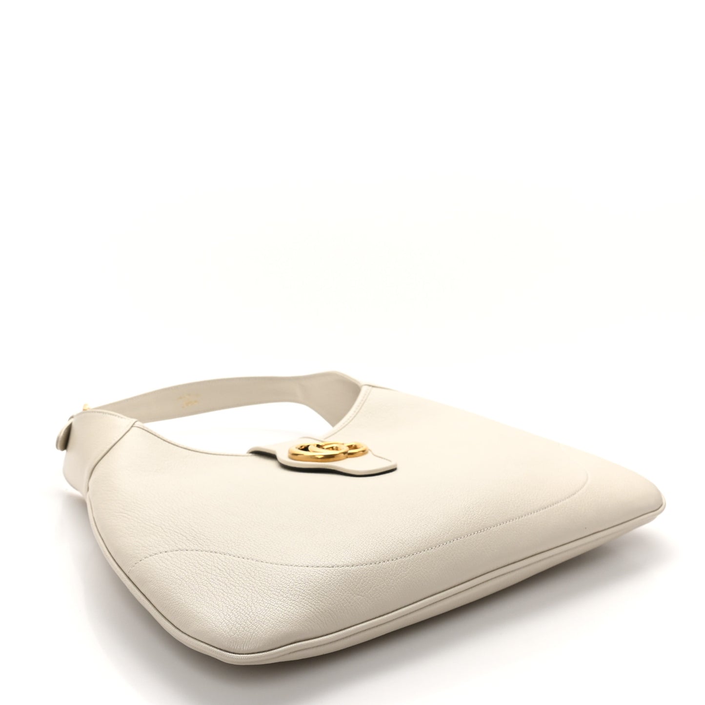 Goatskin Medium Aphrodite Shoulder Bag Mystic White