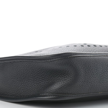 Hermes Taurillon Clemence Evelyne PM Black 9 of 14