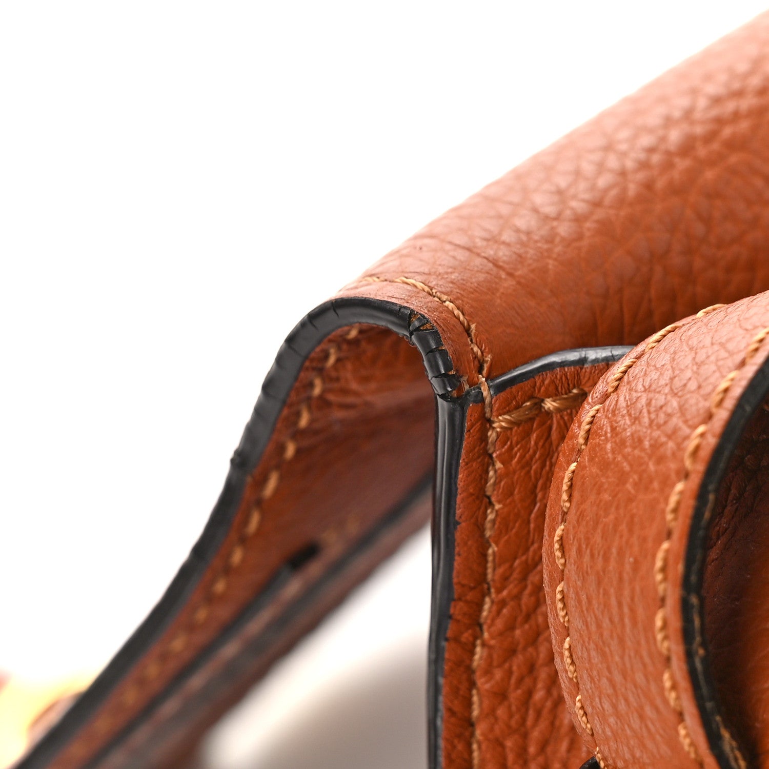 Chloe Calfskin Mini Marcie Round Crossbody Bag Tan 12 of 13