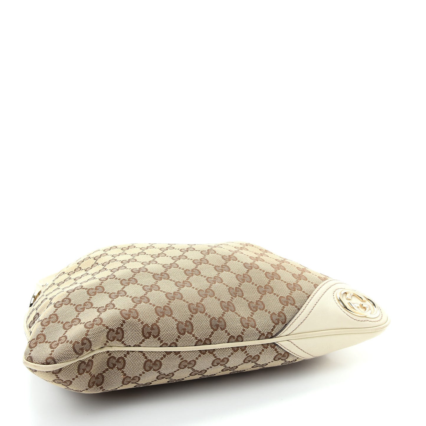 Monogram Medium New Britt Hobo Off White
