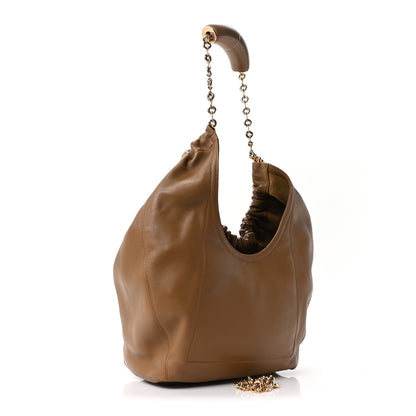 Loewe Mellow Nappa Medium Squeeze Bag Oak 3 of 9