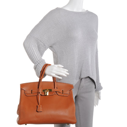 Hermes Taurillon Clemence Birkin 35 Etrusque 2 of 9