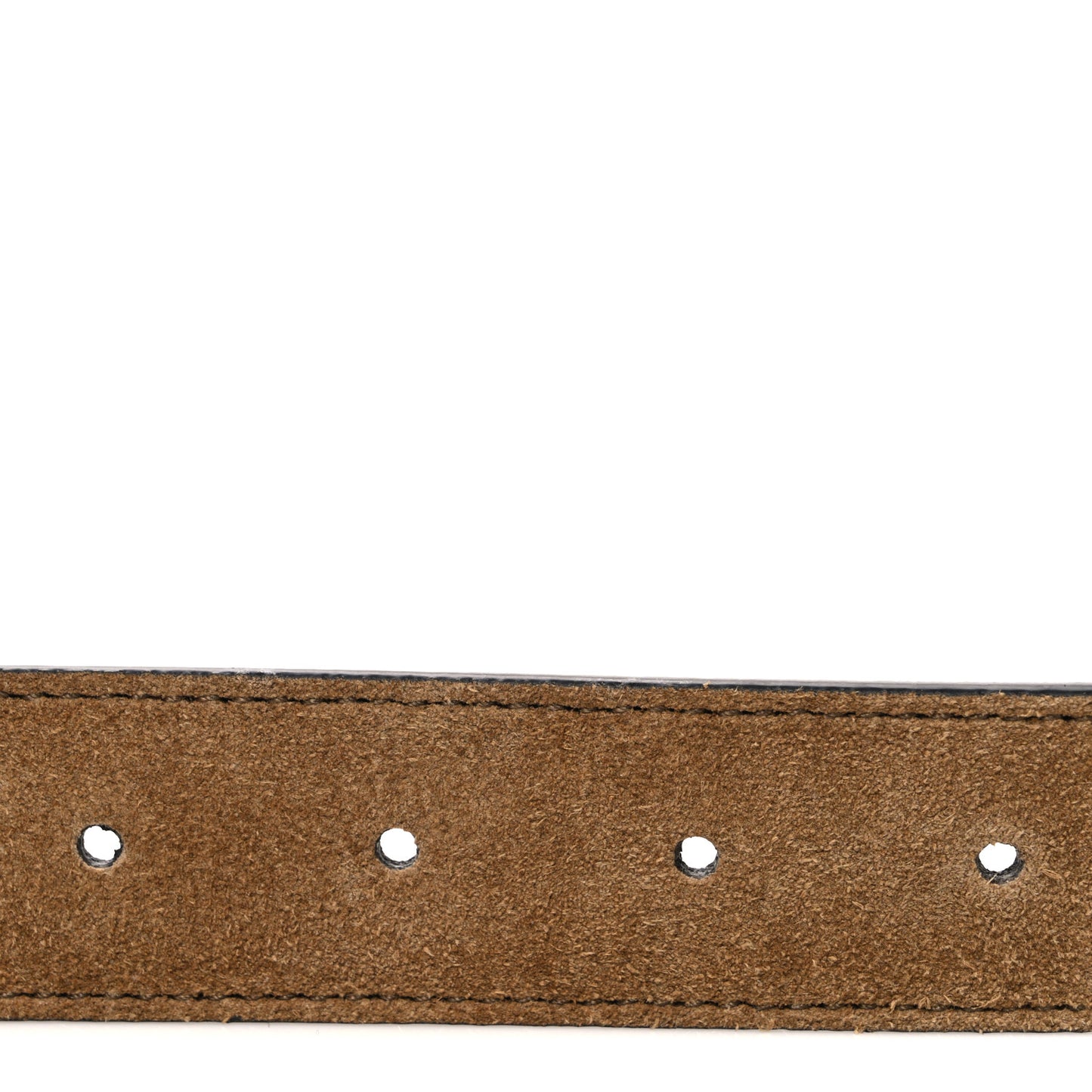 Suede Cudu Bamboo GG 30mm Belt 90 36 Pepper Brown