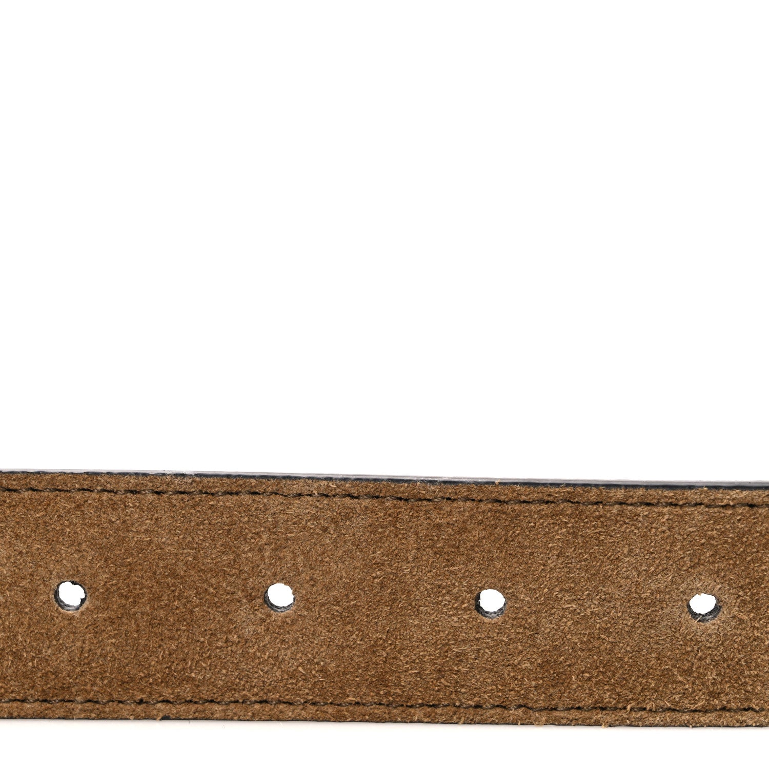 Gucci Suede Cudu Bamboo GG 30mm Belt 90 36 Pepper Brown 3 of 5
