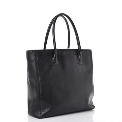 Chanel Calfskin Tall Cerf Tote Black 3 of 23