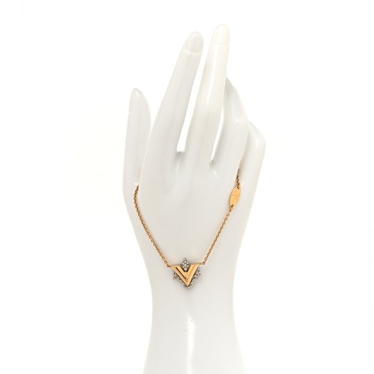 Crystal Essential Glory LV Bracelet Gold