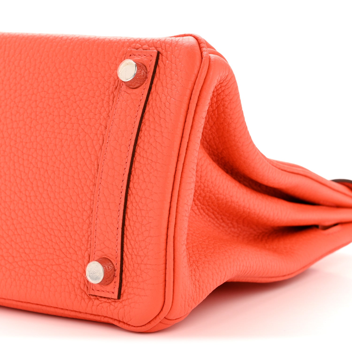 Hermes Togo Birkin 25 Orange Poppy 10 of 11