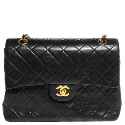 Chanel Lambskin Medium Double Flap Black 1 of 8