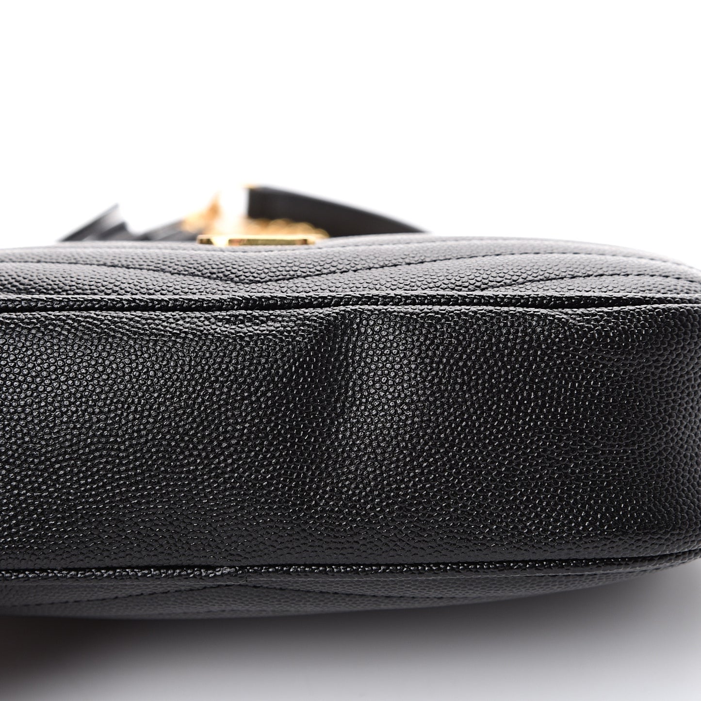 Grain De Poudre Matelasse Monogram Mini Lou Camera Bag Black