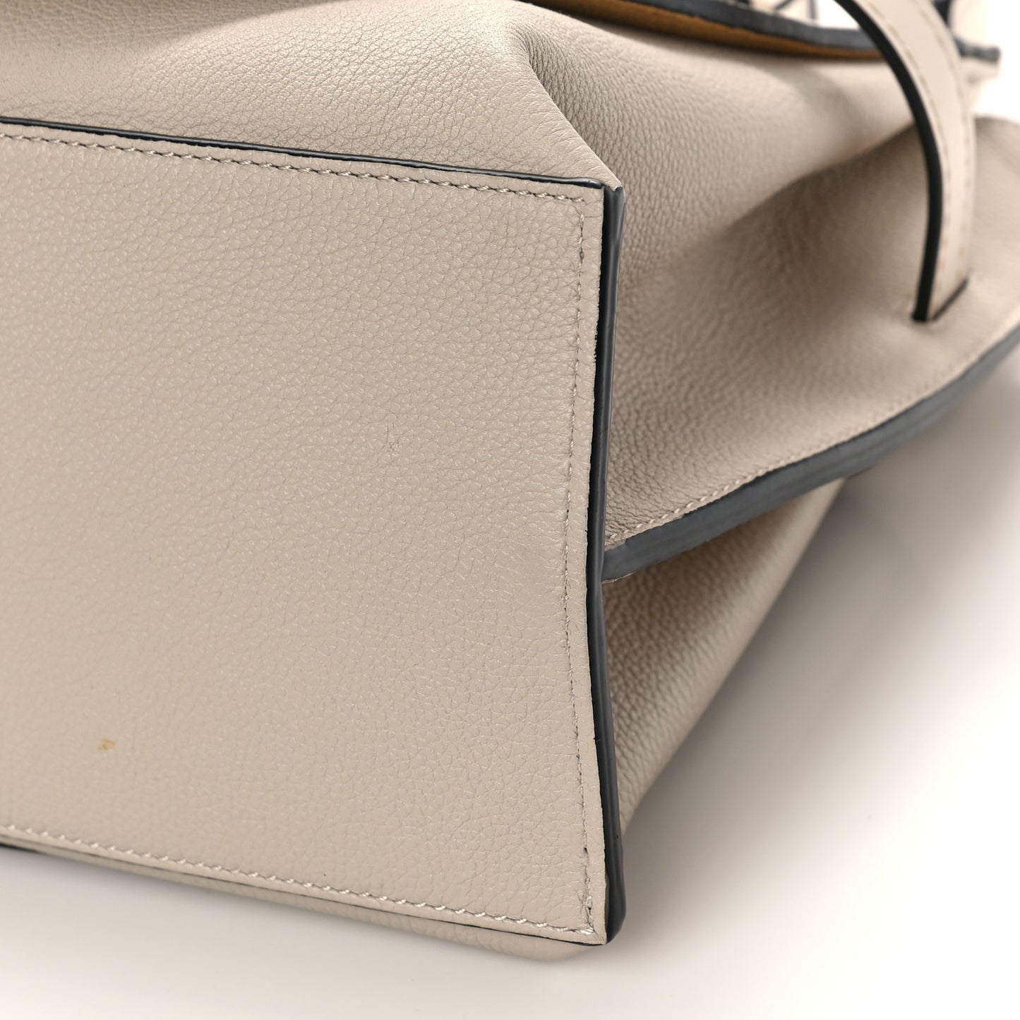 Calfskin Small Gate Tote Beige