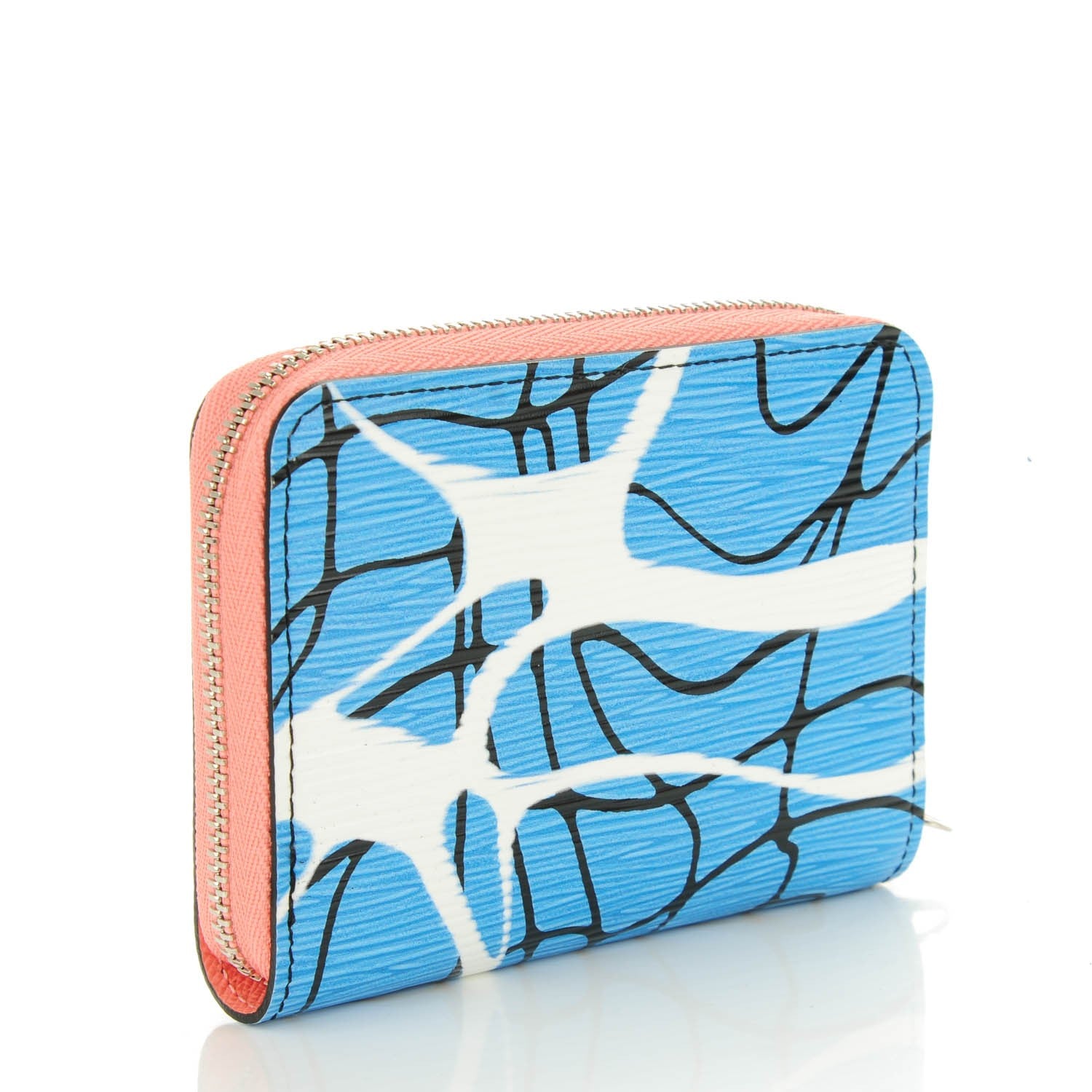 Louis Vuitton Epi Zippy Coin Purse Aqua 3 of 7