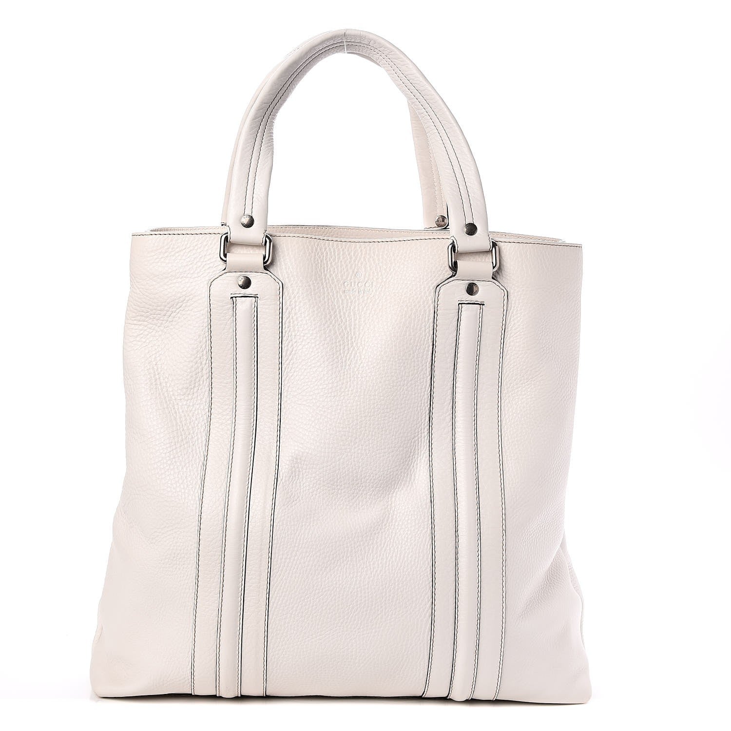 Gucci Calfskin Tote Bag White 1 of 7