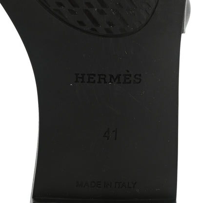 Hermes Rubber Aloha Sandals 41 Black 7 of 9