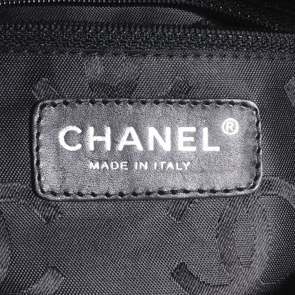 Chanel Calfskin Quilted Cambon Pochette Pink Black 6 of 7