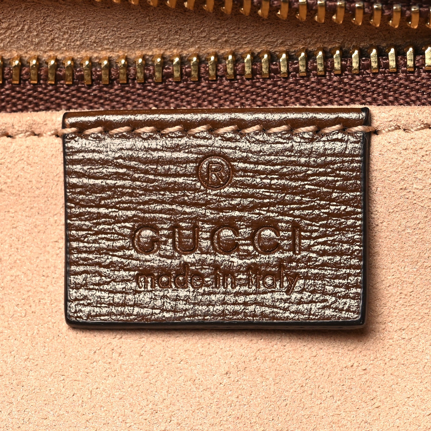 Gucci GG Supreme Monogram Horsebit 1955 Shoulder Bag Beige Brown Sugar 6 of 10