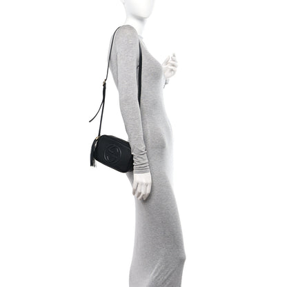 Gucci Pebbled Calfskin Mini Soho Disco Bag Black 3 of 10