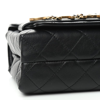 Chanel Calfskin Quilted Enchained Flap Black 6 of 9
