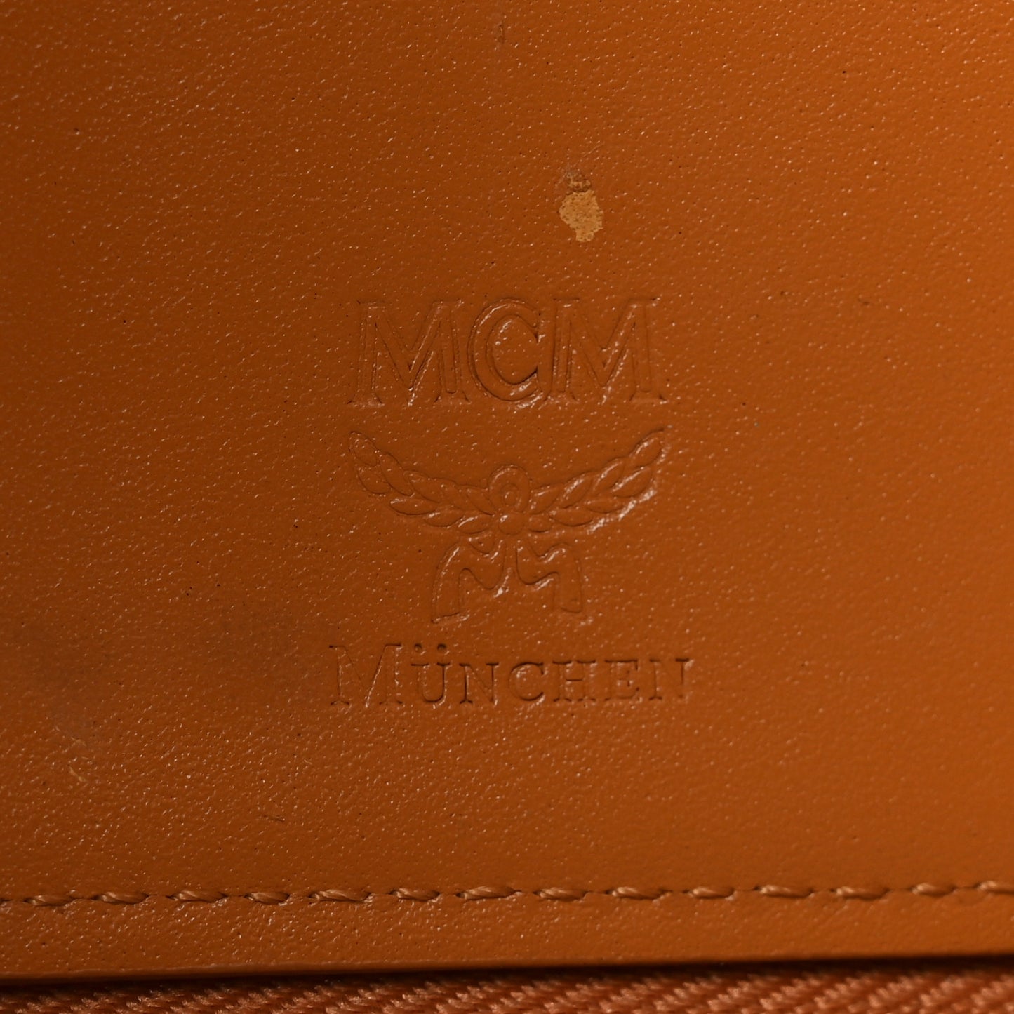 Visetos Heritage Large Zip Around Wallet Cognac