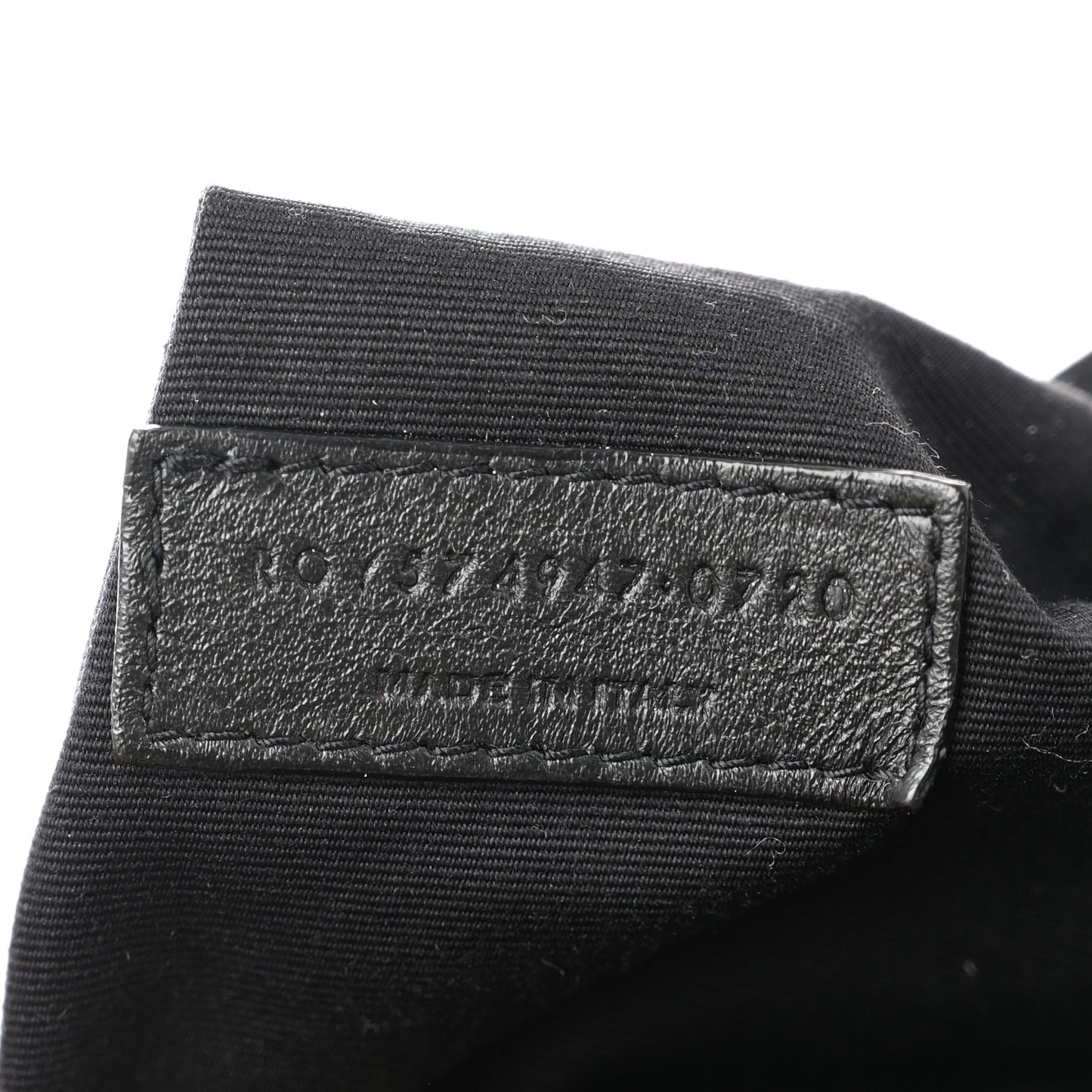 Calfskin Y Quilted Monogram Large Loulou Chain Satchel Black