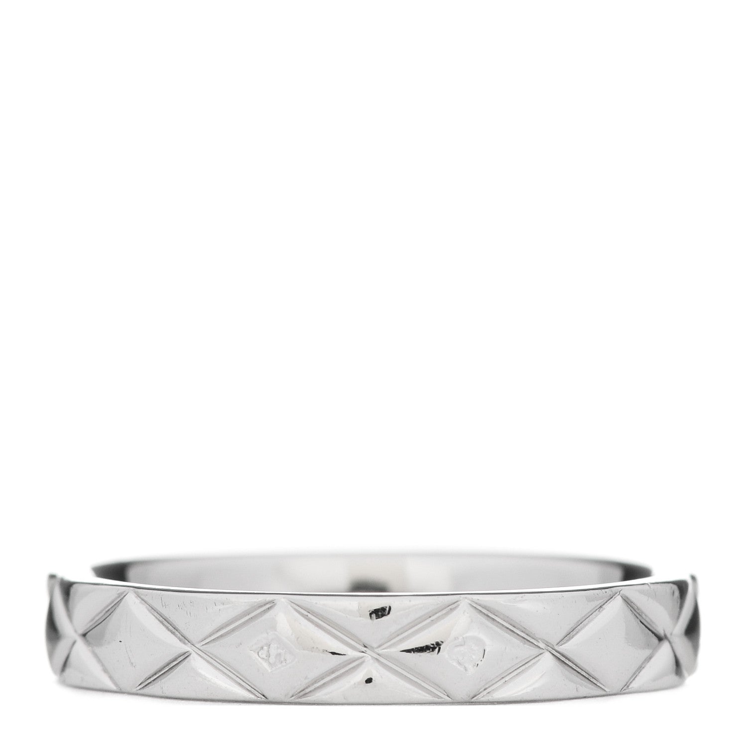 Chanel Platinum Mini Coco Crush Ring 54 7 3 of 6