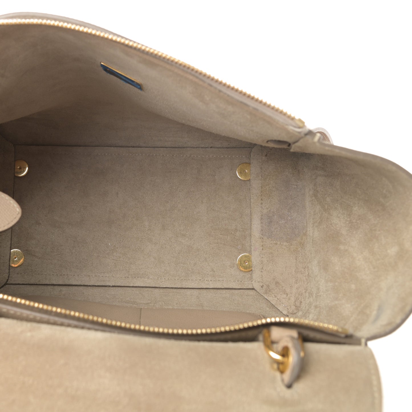 Grained Calfskin Mini Belt Bag Light Taupe