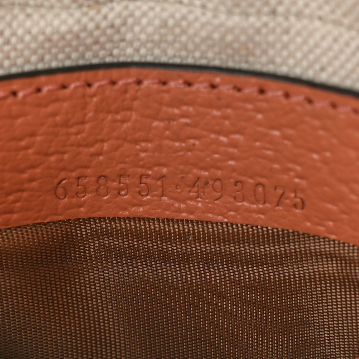 GG Supreme Monogram Textured Calfskin Web Mini Ophidia Half Moon Hobo Rose Pink