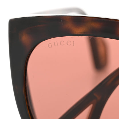 Gucci Square Frame GG0468S Sunglasses Tortoise 7 of 9