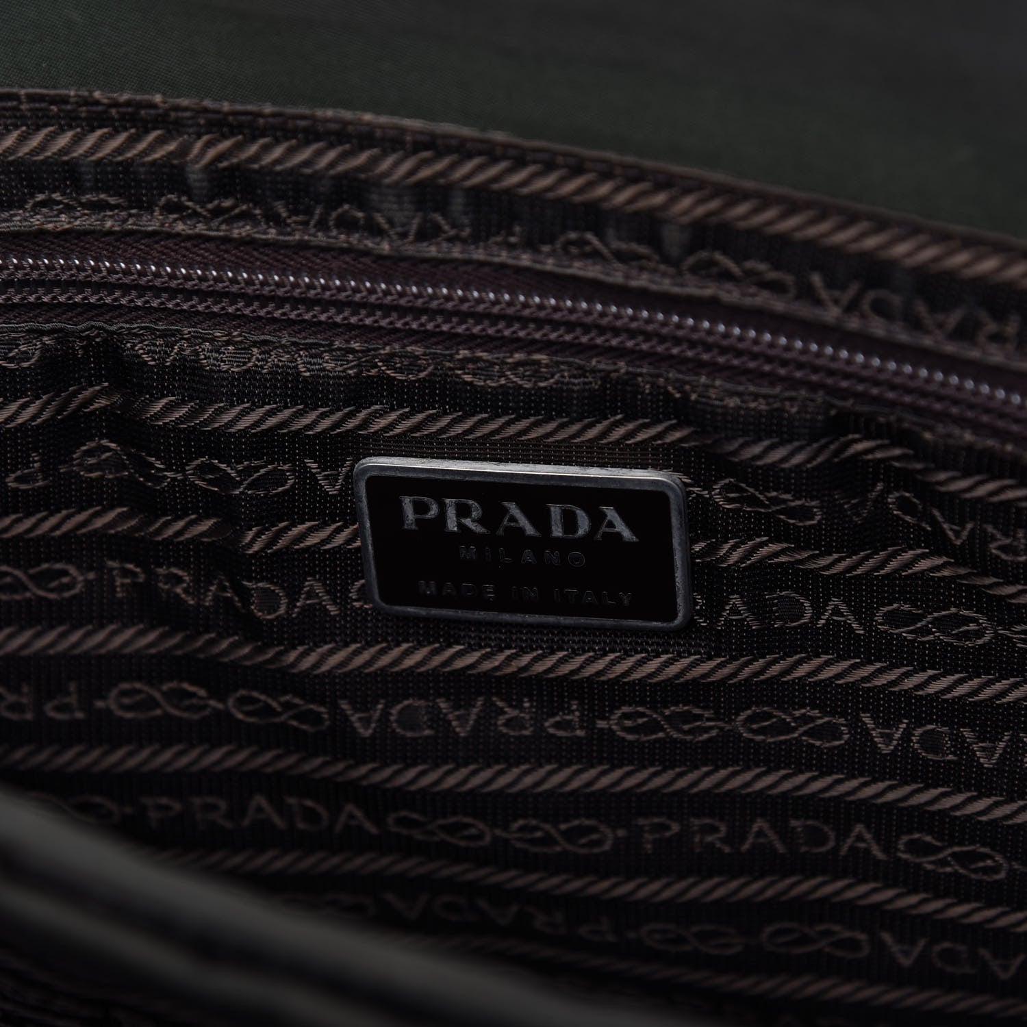 Prada Tessuto Nylon Tote Militare 8 of 9
