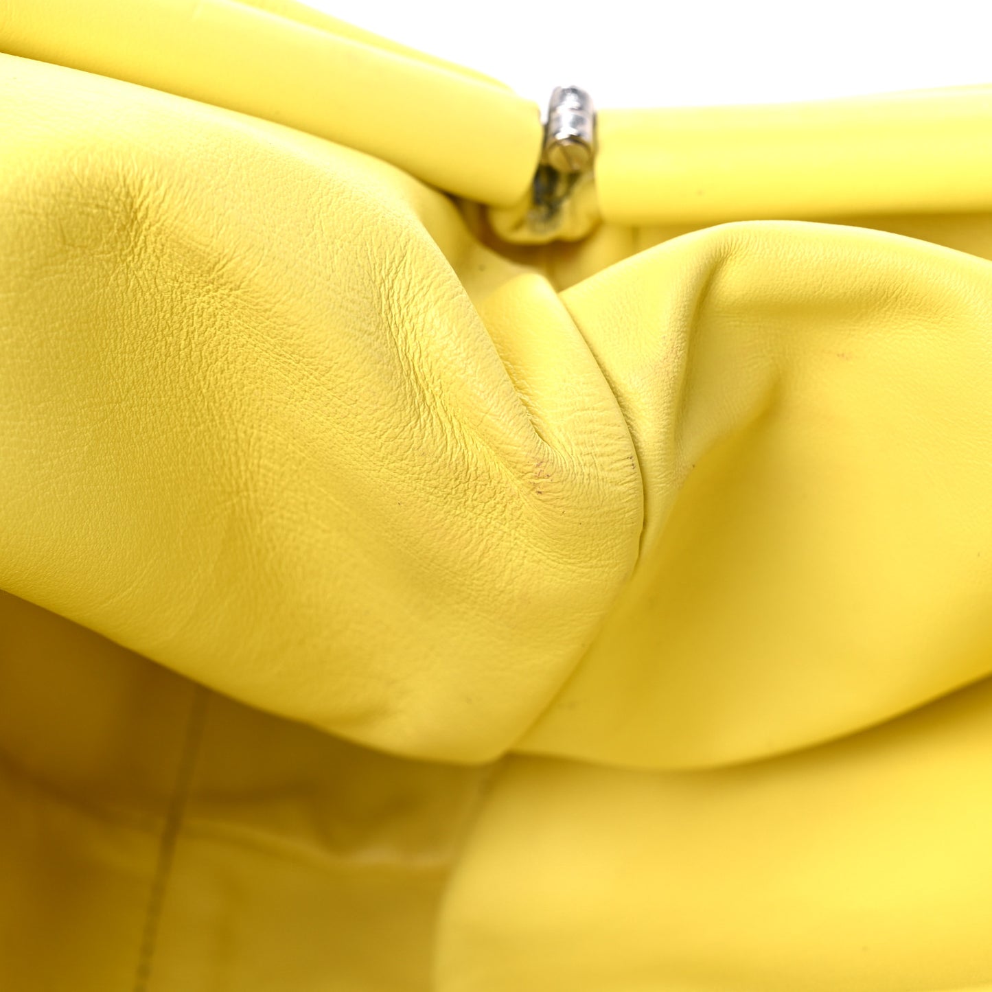 Smooth Butter Calf The Pouch Oversized Clutch Sherbert