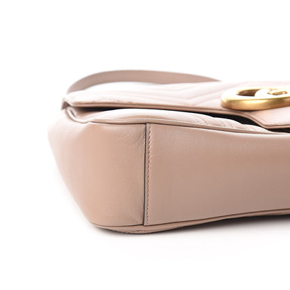 Gucci Calfskin Matelasse Medium GG Marmont Shoulder Bag Porcelain Rose 8 of 11