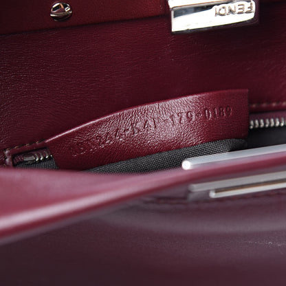 Fendi Nappa Mini Peekaboo Iconic Satchel Bordeaux 8 of 14