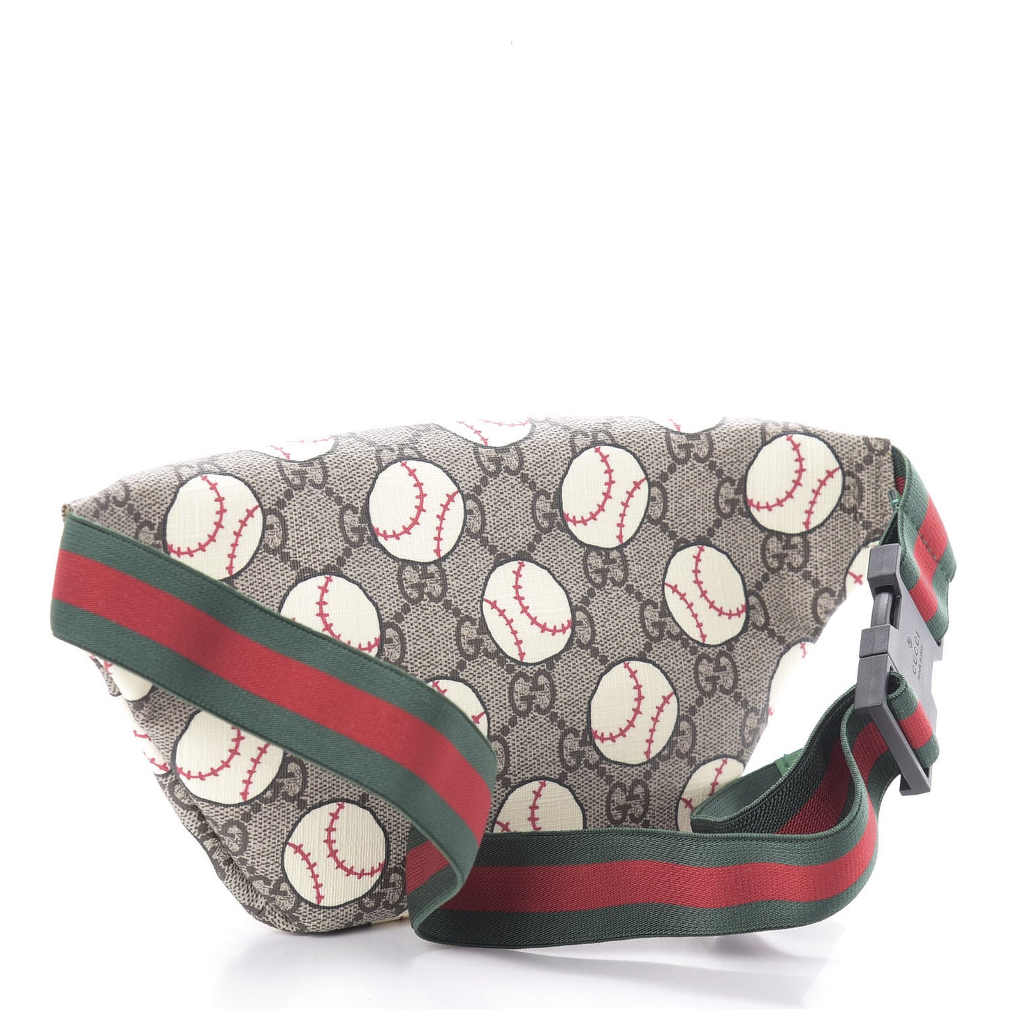 GG Supreme Monogram Baseballs Web Childrens Belt Bag