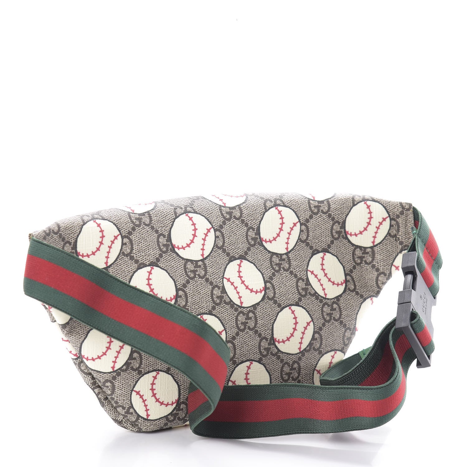 Gucci GG Supreme Monogram Baseballs Web Childrens Belt Bag 3 of 9